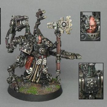 Black Templar Techmarine by GriffinPainting