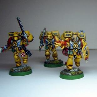 Imperial Fist Assault Marines by Komrad