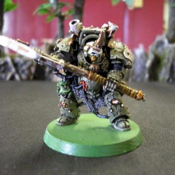 Lord Typhus, Nurgle Chaos Space Marine Lord by aj69