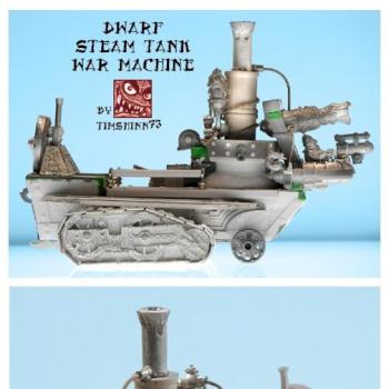 Warhammer Dwarf Steam Tank War Machine by timshinn73