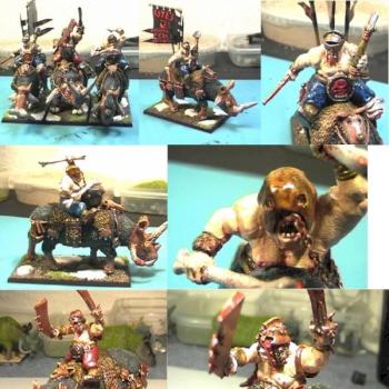 Scratch-built rhinox riders by Kyte