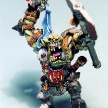 GW Orc Warlord by Crusoe the Painter