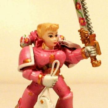 Classic Barbie Space Marine by moonwhim