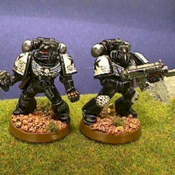 Black Templar Space Marines by Papa Smurf