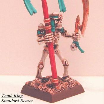 Tomb King Standard Bearer by Brian Phillips