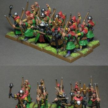 Bretonnian Peasant Bowmen by Nirvash