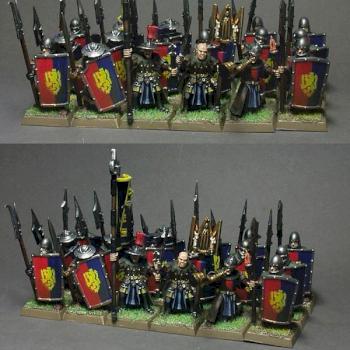 Bretonnian Men-at-arms unit 2 by Nirvash