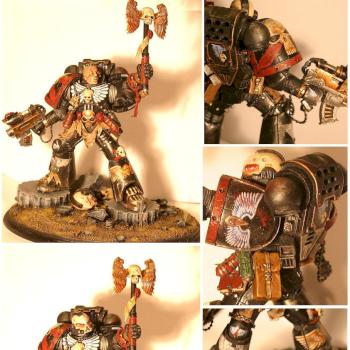 Blood Angles Chaplain (FW large Space Marine) by Replica