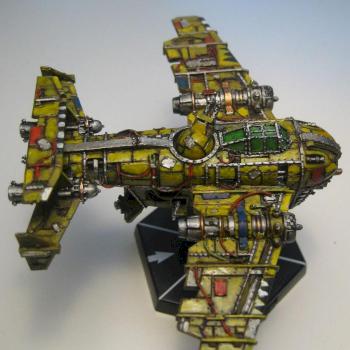 Aeronautica Imperialis ork blasta bomba by leaxe