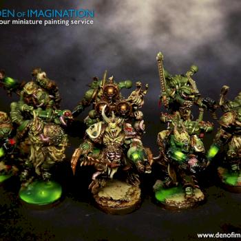 Chosen Chaos Space Marines of Nurgle by DEN of IMAGINATION