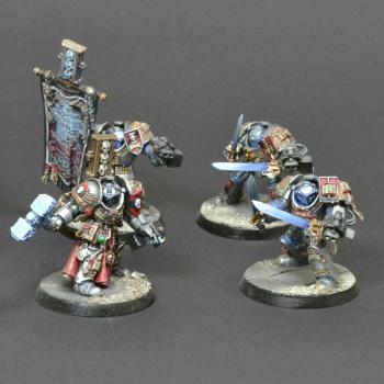 Grey Knight commander and Ghost knights by stphn shphrdayahoo.c