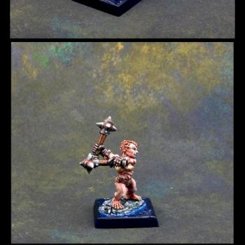 Reaper Miniatures Azrin, Female Barbarian by TheIronPainter