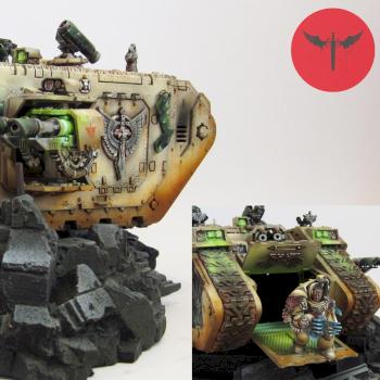 Deathwing Landraider - Barachiel's Steed by ellis_esquire