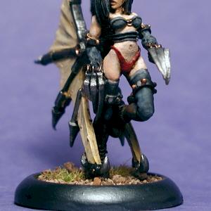 Skarrd Harpy, front by paint me