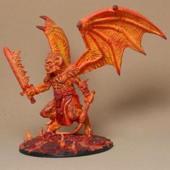 Reaper Fire Demon by Crusoe the Painter