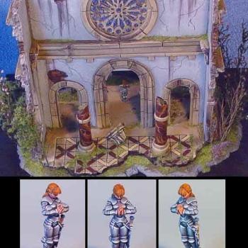 Hassle Free Tiriel and the Lost Shrine Diorama by Wappellious