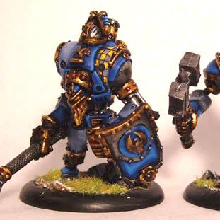 WARMACHINE Cygnar Lancer and Charger Light 'jacks by Otar