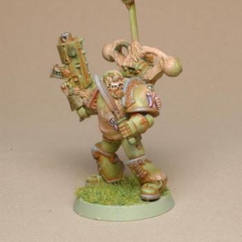 Nurgle Death Guard champion by Crusoe the Painter