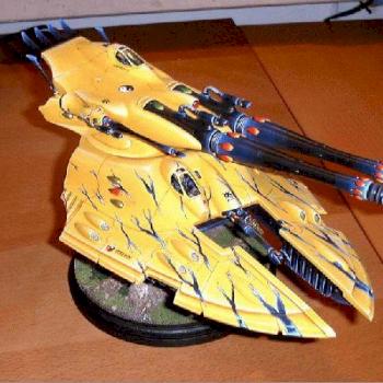 Eldar Scorpion Grav Tank - Mutiple Goden Demon Loser by jimcheney