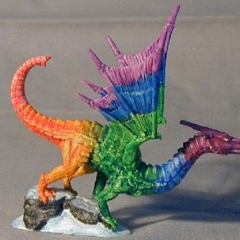 White Dragon II (Grenadier) - now Rainbow Dragon by Craftergoddess