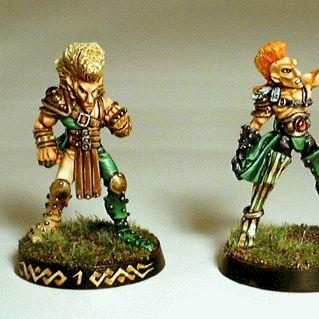 Old School Blood Bowl Elves by jimcheney