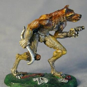 Bone Gnawer, crinos (Ral Partha) by Craftergoddess