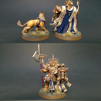 STORMCAST ETERNALS. LORD CASTELLANT WITH GRYPH-HOUND. by mataius