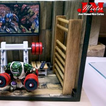 Project Gym Blood Bowl - Orco V.I.P - Scale 28mm. by Mister JM