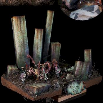 Nurgle diorama by Monstroys