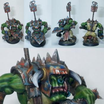 Stormclaw Deathskulls Ork Nob Skrak Head-Smasha by Hamish Longstride