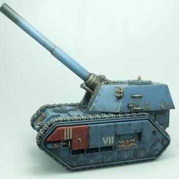 Imperial Guard Basilisk Tank by sparrowhawk2k