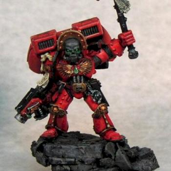 Blood Angels Assault Chaplain by hakoMike