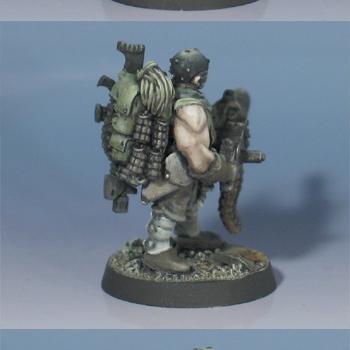 Necromunda Cawdor Heavy Stubber Conversion by spooktalker