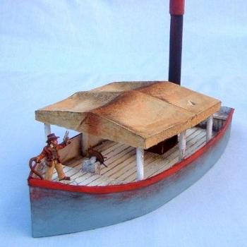 Scratch Built Darkest Africa River Boat. by Bugsda