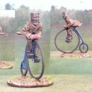 Ned Kelly on Penny Farthing by Flashman14