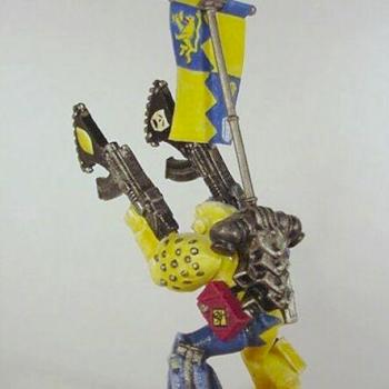 Standard Bearer Mushnik Space Marine by vincegamer