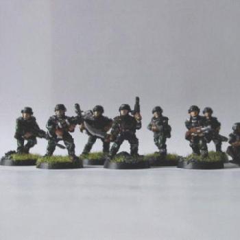 Cadian Guard Infantry Squad by Dwight