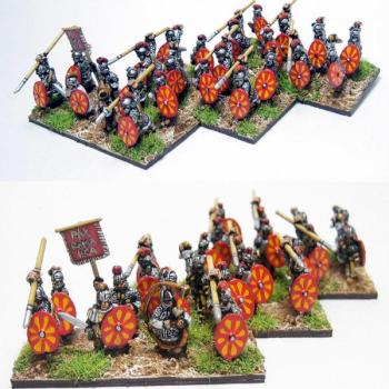 Warmaster Ancient (10mm) Late Romans Legion 1 by legdba