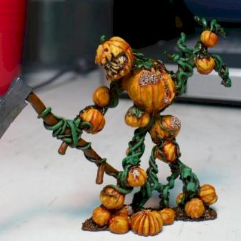 Rotpatch the Pumpkin Golem by Strikerkc