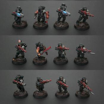 Deathwatch Kill Team Veterans by Johnnyhorse