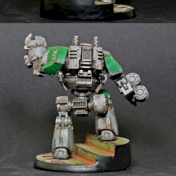 Death Guard Contemptor Dreadnought by munger