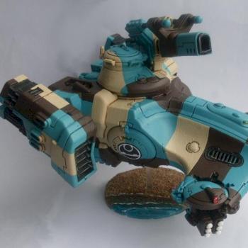 Tau Hammerhead with Tropical camo by TheThousandthSon