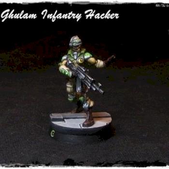 Haqqislam Ghulam Infantry Hacker by John Tenzer