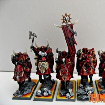 Warriors of Chaos Khorne Knights by Demonic_Workshop