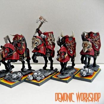 Warriors of Chaos Khorne Knights by Demonic_Workshop