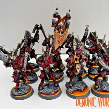 Khorne Blood Letters by Demonic_Workshop