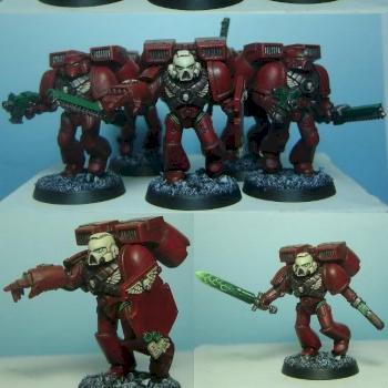 Blood Angels Assault Squad by Quantra