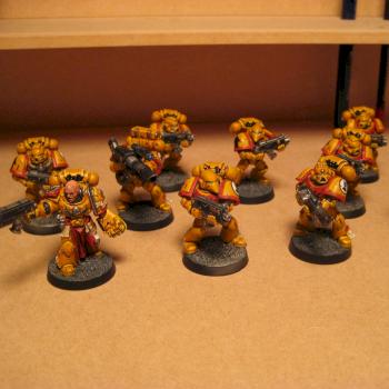 Imperial Fists Tactical squad 2 by pacmanman