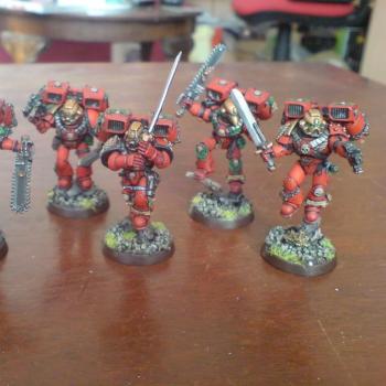 WIP: Blood Angel Vanguard NEARLY DONE by IronKobra