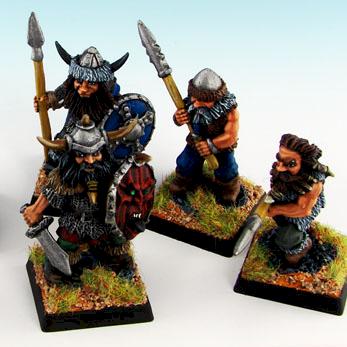 Painted Viking Unit Olley's Armies Horde of fighters by Iraeyna